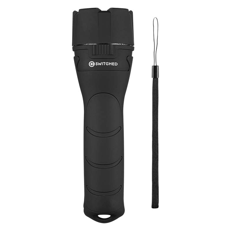 Switched 65 Lumen LED Flashlight - Black