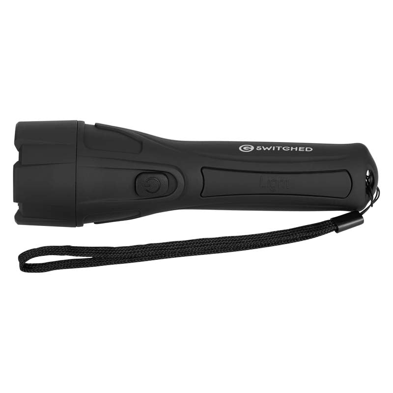 Switched 65 Lumen LED Flashlight - Black