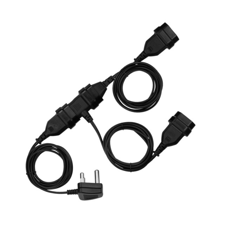 Switched Easy Cable Extender Daisy Chain Kit 2M - Black - Black