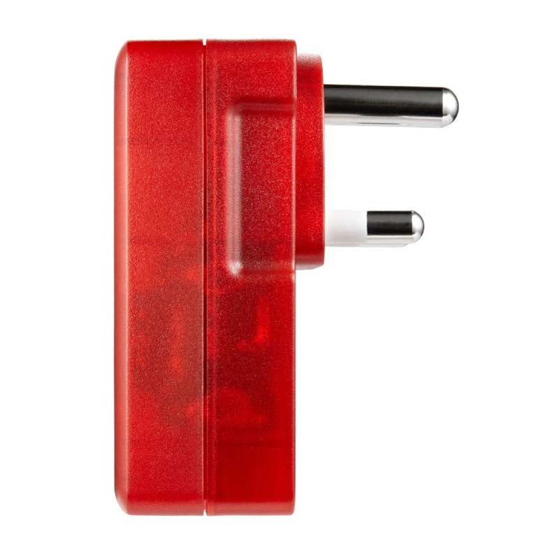 Switched High Surge Multi Adaptor 16A - Red - Red