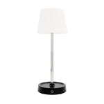 Switched Sleek Series Rechargeable LED Desk Lamp - Black / White