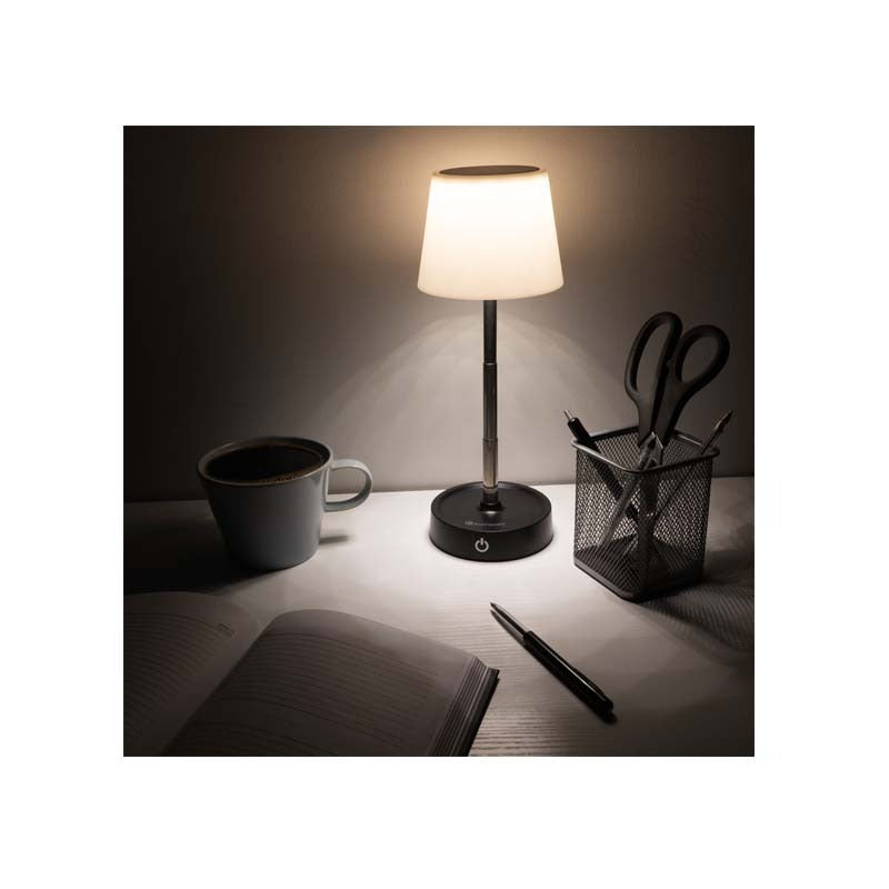 Switched Sleek Series Rechargeable LED Desk Lamp - Black / White