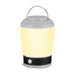 Switched Stella Rechargeable Lantern - Black / White