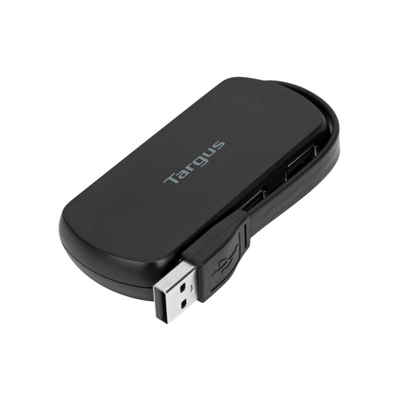 Targus 4-Port USB 2.0 Hub - Black - Black