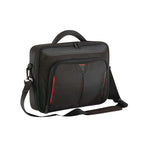 Targus Classic 13-14 inch Clamshell Case - Black / Red - Black / Red