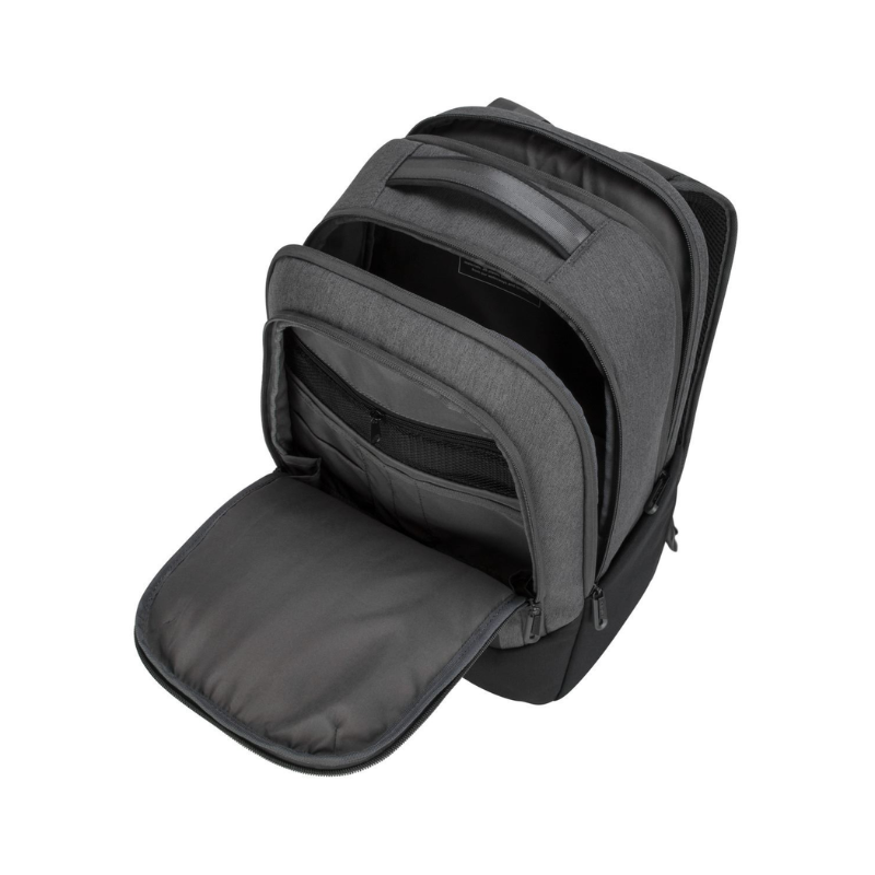 Targus Cypress 15.6” Security Backpack with EcoSmart - Grey - Grey