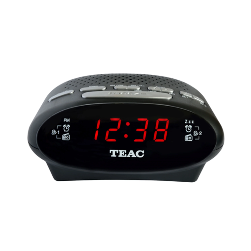 Teac CRX367 Alarm Clock Radio - Black - Black