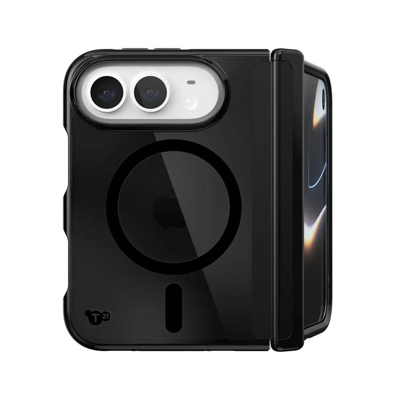 Tech21 Apple iPhone 18-Fold Evo Clear MagSafe Case - Black Tint - Black