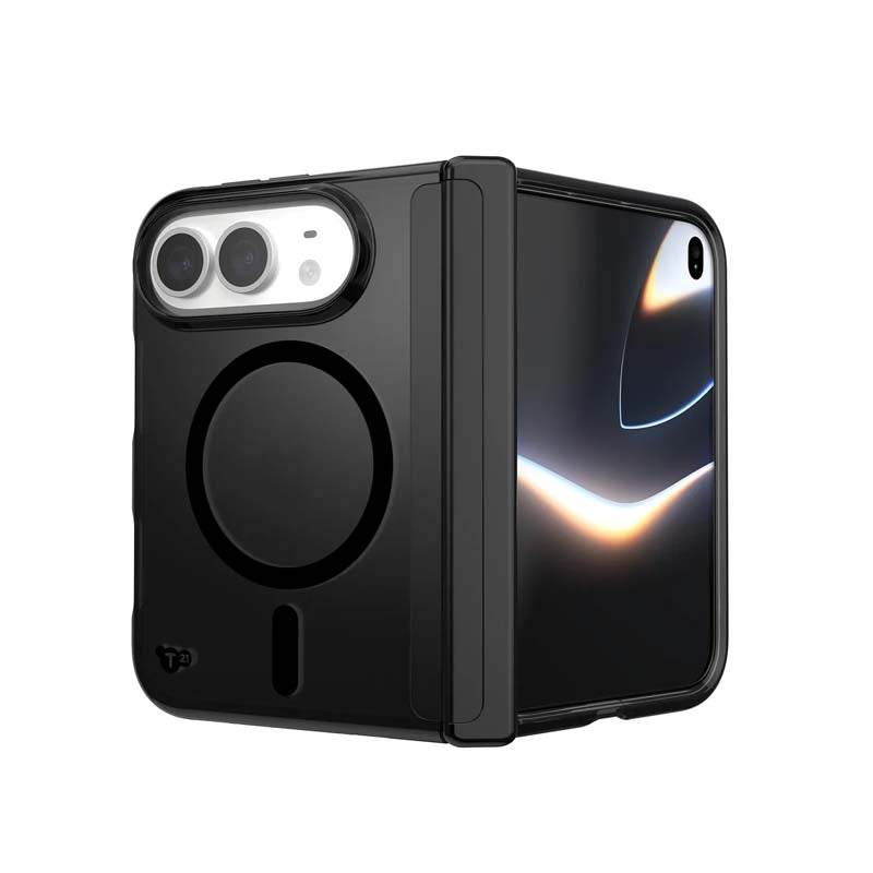 Tech21 Apple iPhone 18-Fold Evo Clear MagSafe Case - Black Tint - Black