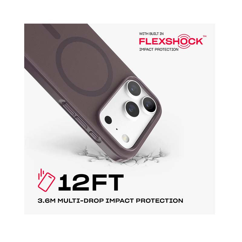 Tech21 Apple iPhone 18 Pro EvoPulse Fauxven MagSafe Case - Cherry - Cherry