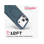 Tech21 Apple iPhone 18 Pro EvoPulse Fauxven MagSafe Case - Deep Sea - Deep Sea
