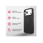 Tech21 Apple iPhone 18 Pro Max EvoPulse Fauxven MagSafe Case - Black - Black