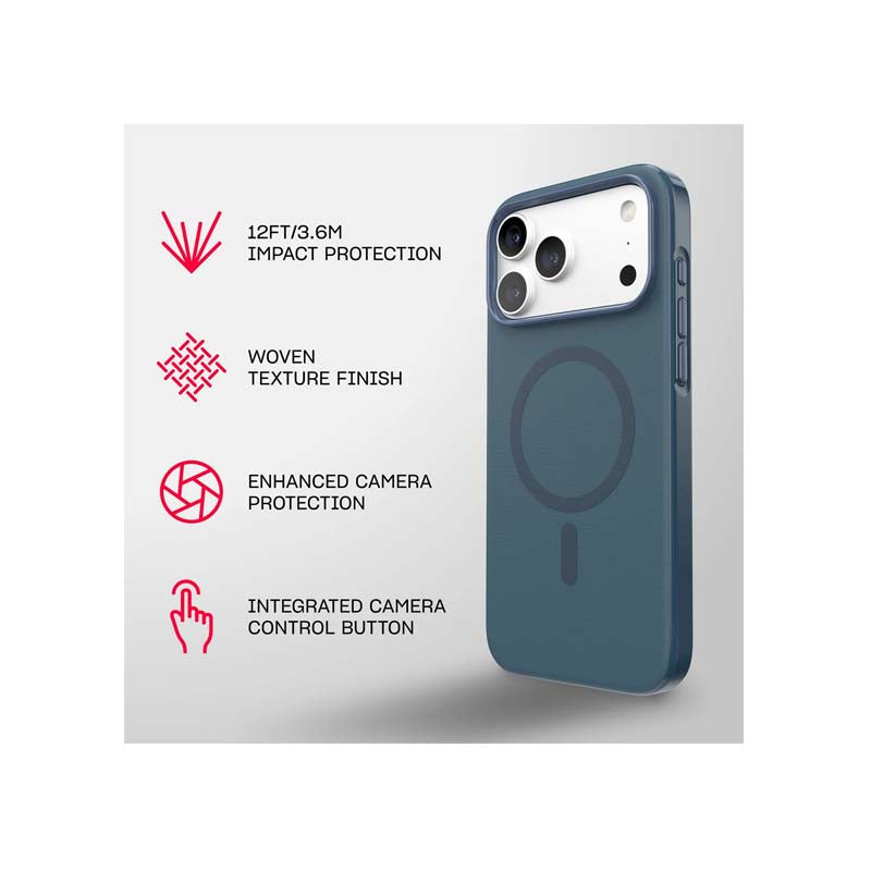 Tech21 Apple iPhone 18 Pro Max EvoPulse Fauxven MagSafe Case - Deep Sea - Deep Sea