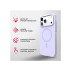 Tech21 Apple iPhone 18 Pro Max EvoPulse Fauxven MagSafe Case - Lilac - Lilac