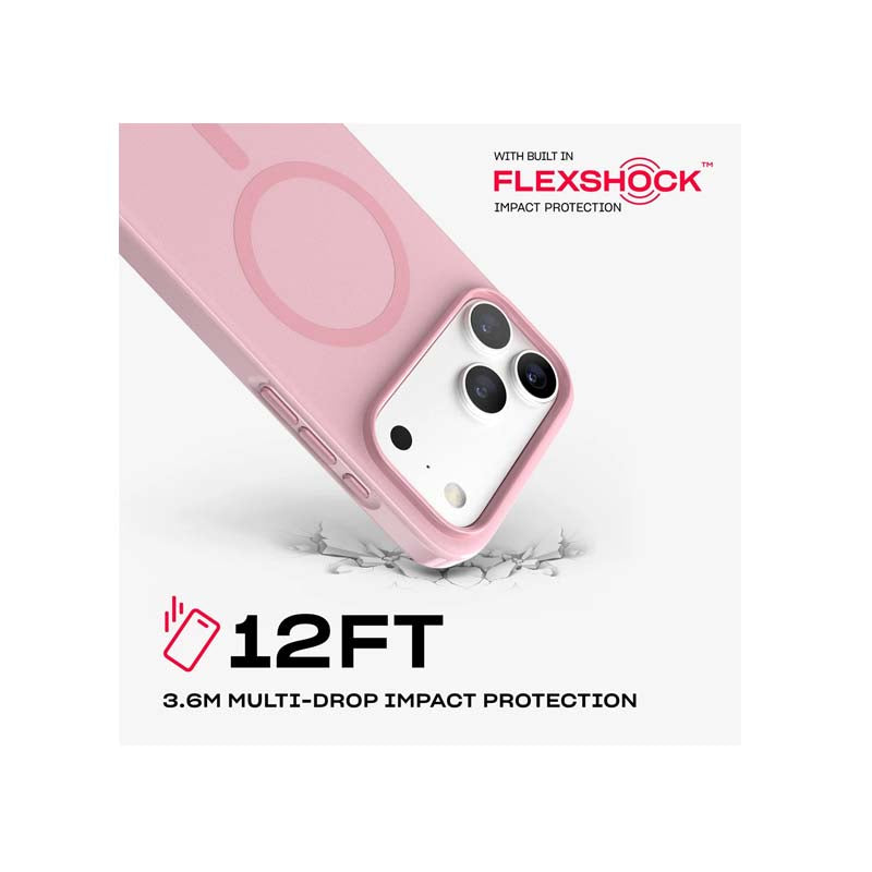 Tech21 Apple iPhone 18 Pro Max EvoPulse Fauxven MagSafe Case - Quiet Blush - Pink