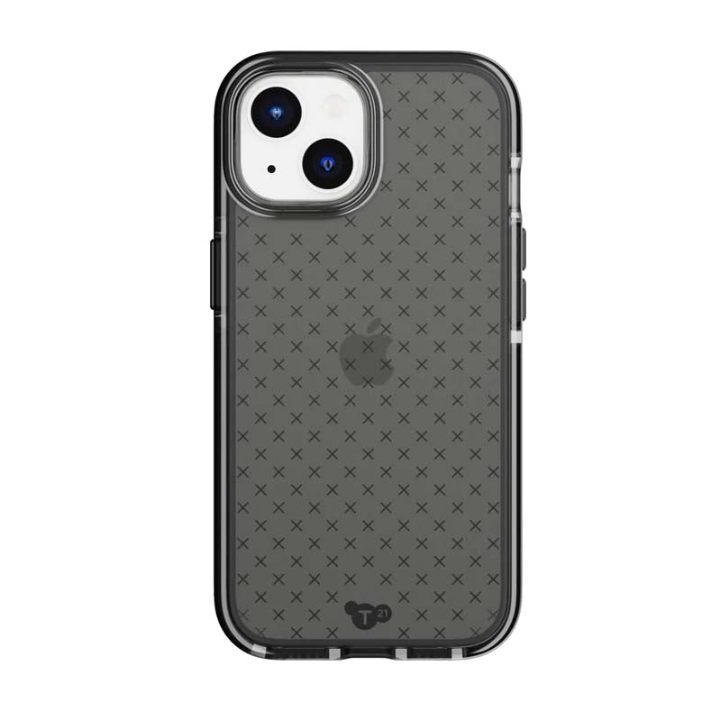 Tech21 Evo Check Apple iPhone 15 Case - Smokey Black - Black