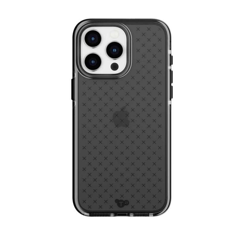 Tech21 Evo Check Apple iPhone 15 Pro Max Case - Smokey Black - Black