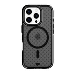 Tech21 Evo Check Apple iPhone 16 Pro Case with MagSafe - Smokey Black - Black