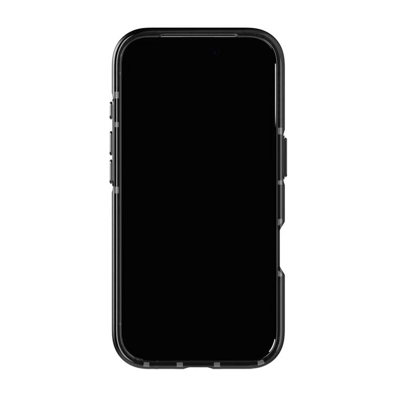 Tech21 Evo Check Apple iPhone 16 with Magsafe Case - Smokey Black - Black
