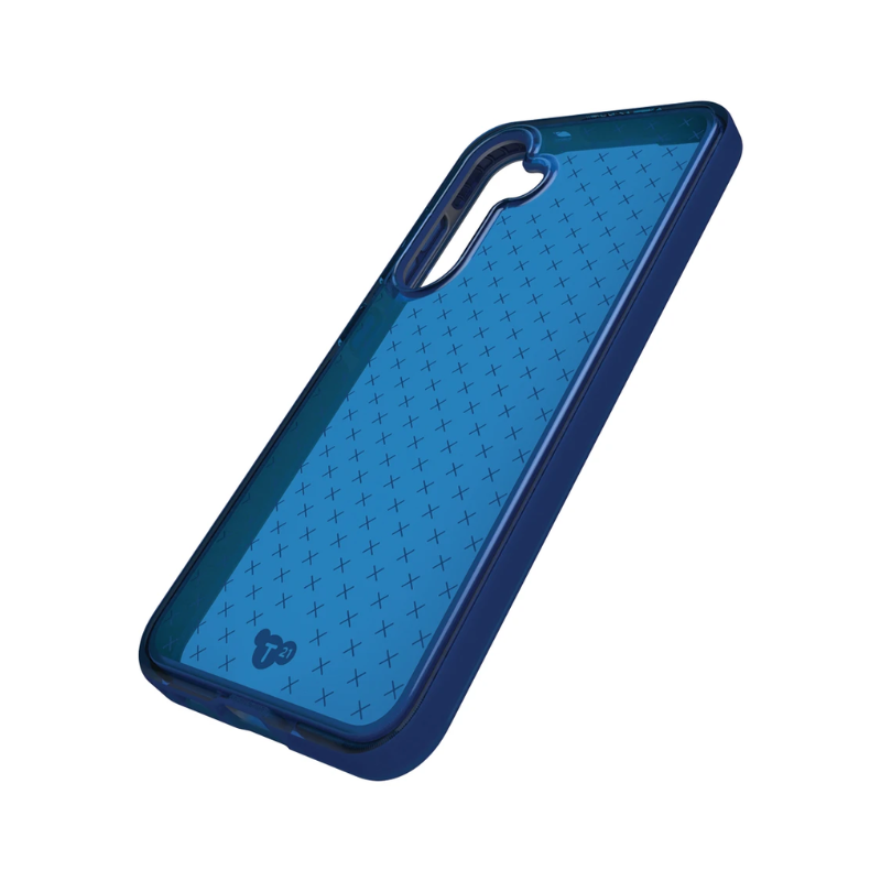Tech21 Evo Check Case For Samsung Galaxy S24 - Cobalt Blue - Blue