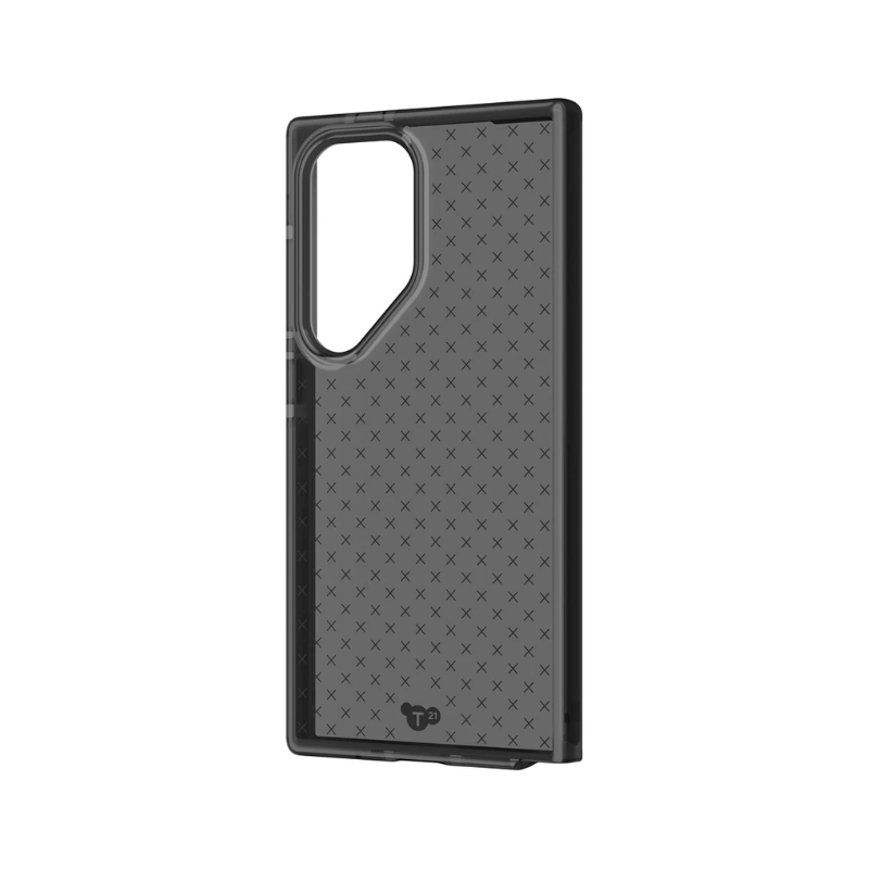 Tech21 Evo Check Case For Samsung Galaxy S24 Ultra - Smokey Black - Smokey/Black