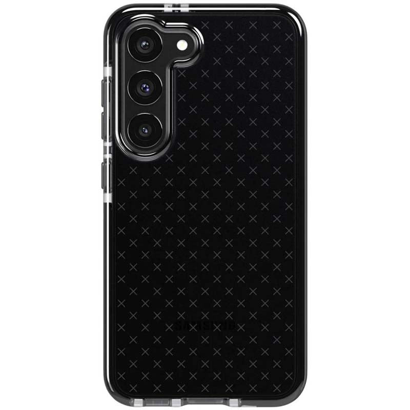 Tech21 Evo Check Cover for Samsung Galaxy S23 - Smokey/Black