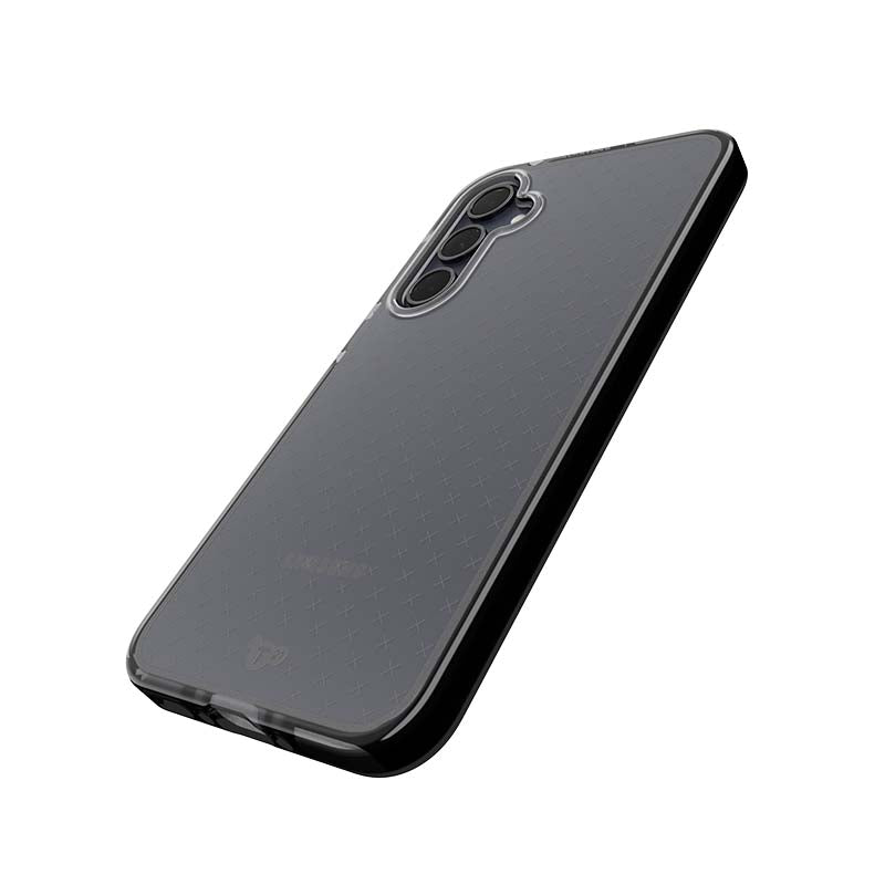 Tech21 Evo Check Samsung Galaxy A35 5G Case - Smokey Black - Black