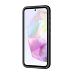 Tech21 Evo Check Samsung Galaxy A35 5G Case - Smokey Black - Black