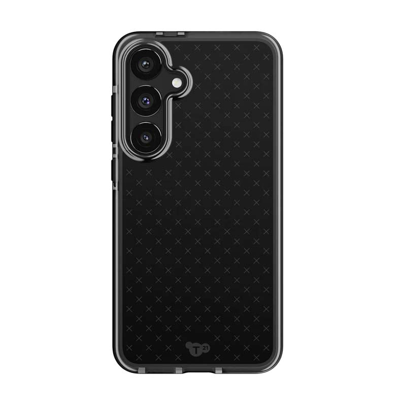 Tech21 Evo Check Samsung Galaxy S24 Plus Case - Smokey Black - Smokey/Black