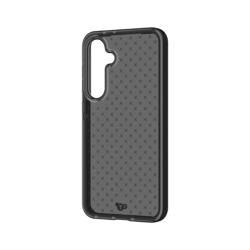 Tech21 Evo Check Samsung Galaxy S24 Plus Case - Smokey Black - Smokey/Black