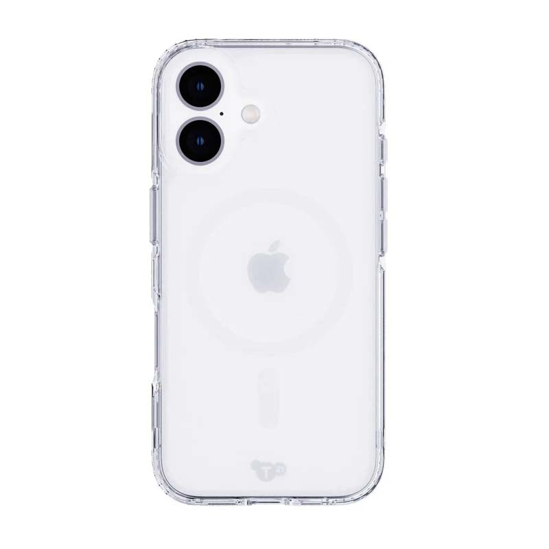 Tech21 Evo Clear Apple iPhone 16 with MagSafe Case - Clear - Clear