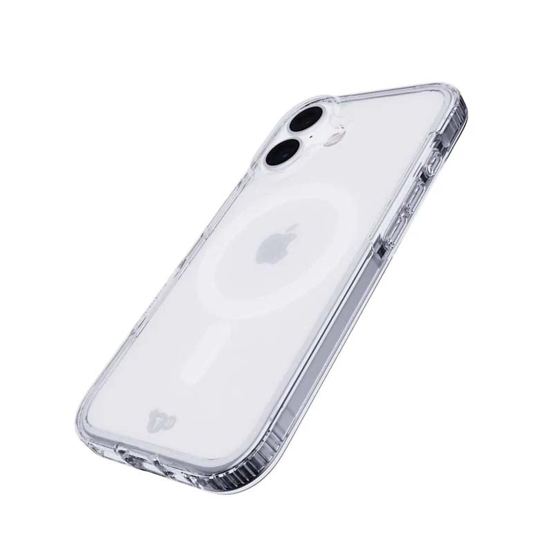 Tech21 Evo Clear Apple iPhone 16 with MagSafe Case - Clear - Clear