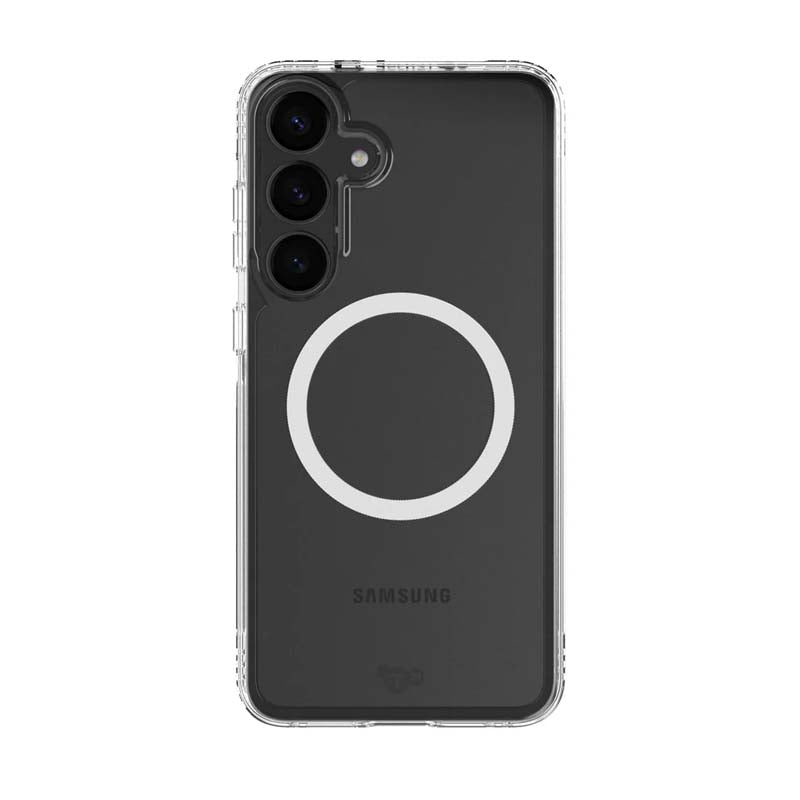 Tech21 Evo Clear Case for Samsung Galaxy S25 Plus with Magnet - Clear - Clear