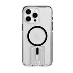 Tech21 Evo Crystal Kick Apple iPhone 15 Pro Max Case MagSafe Compatible - Clear / Black - Clear / Black