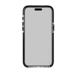 Tech21 Evo Crystal Kick Apple iPhone 15 Pro Max Case MagSafe Compatible - Clear / Black - Clear / Black