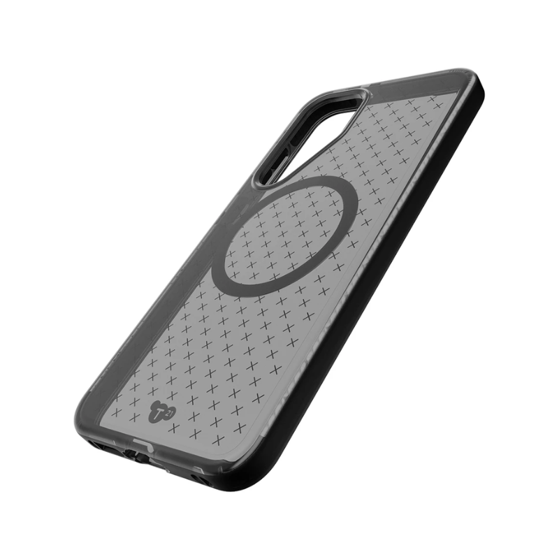 Tech21 EvoCheck + Magnet Case Samsung Galaxy S25FE - Smokey Black - Black