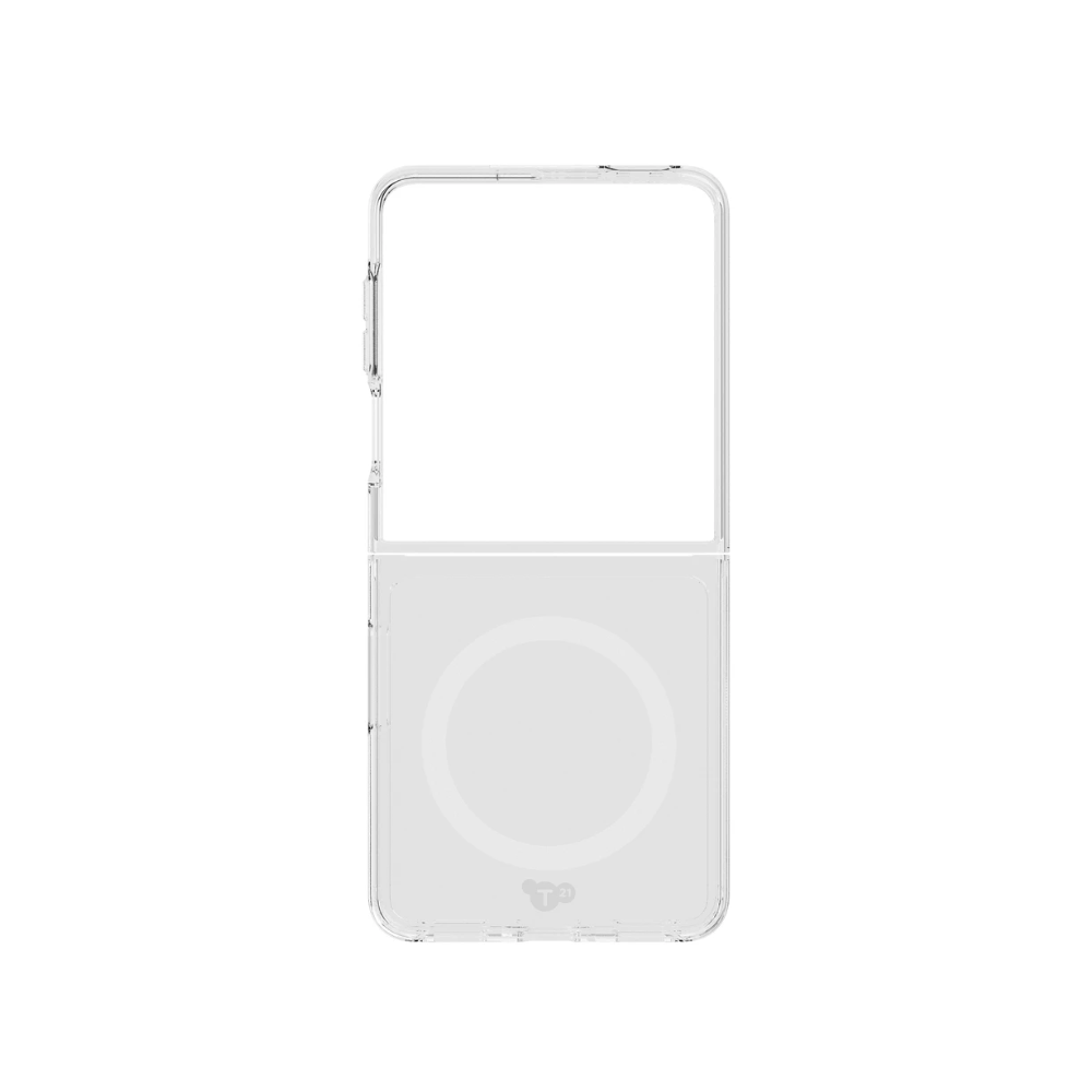 Tech21 EvoClear w/Magnet for Samsung Galaxy Z Flip7 - Clear - Clear
