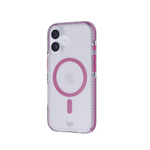 Tech21 EvoCrystal MagSafe Case Apple iPhone 17 - Cyber Pink - Pink