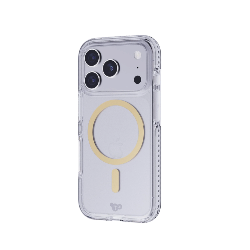 Tech21 EvoCrystal MagSafe Case Apple iPhone 17 Pro - Metallic Gold - Gold