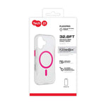 Tech21 FlexPro iPhone 17 MagSafe Case – Pink GID (Glow-In-The-Dark) - Pink