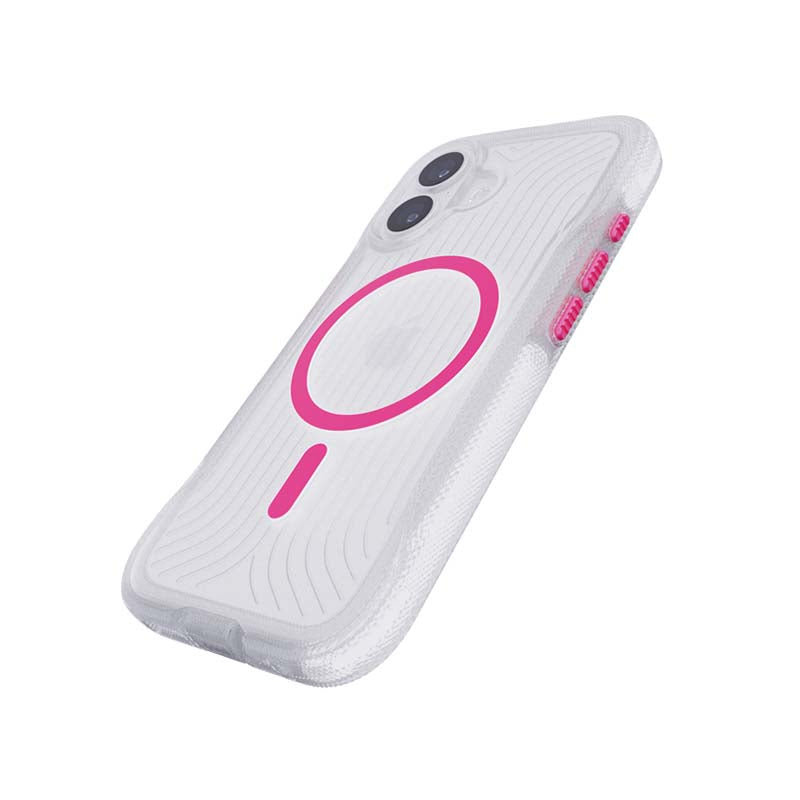 Tech21 FlexPro iPhone 17 MagSafe Case – Pink GID (Glow-In-The-Dark) - Pink