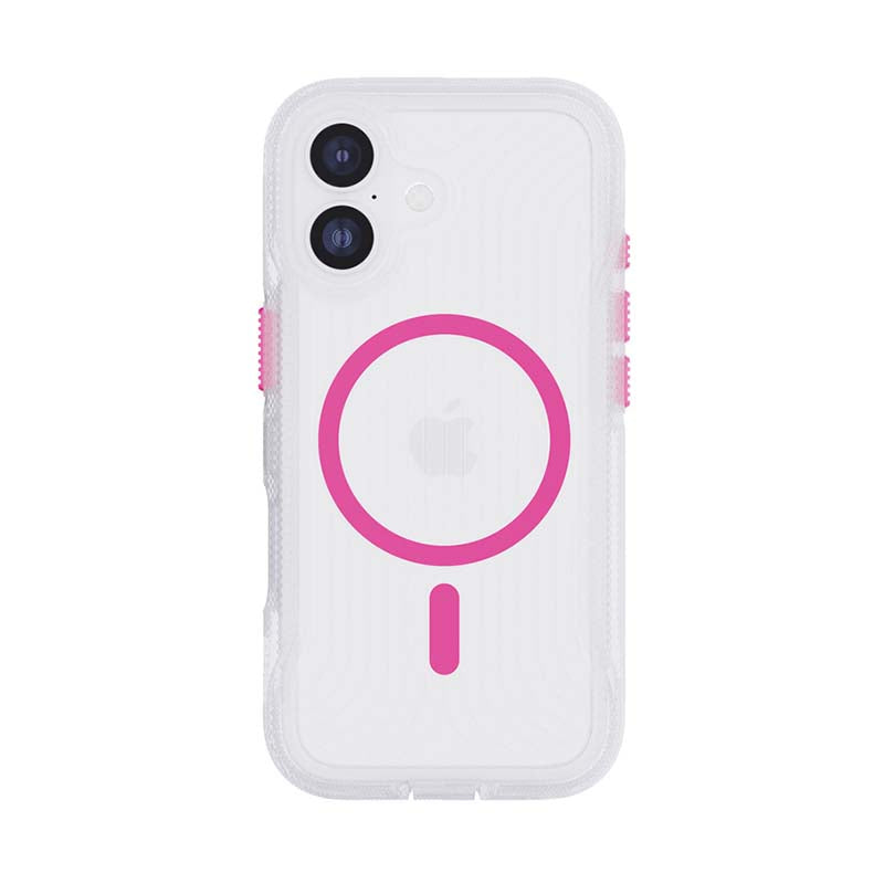 Tech21 FlexPro iPhone 17 MagSafe Case – Pink GID (Glow-In-The-Dark) - Pink