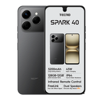 Tecno Spark 40 4G Dual Sim 128GB - Black - Black