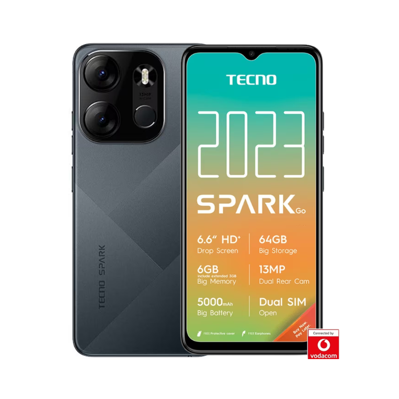 Tecno Spark Go 2023 4G Dual Sim - Black - Black