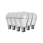 Elecstor 7W B22 Rechargeable & Dimmable Globe 1200mah A60 (6 Pack) - White