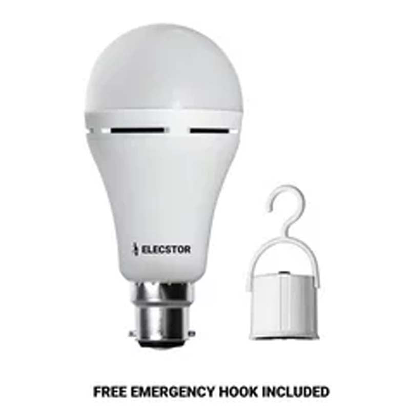 Elecstor 7W B22 Rechargeable Globe 1200mah A60 1 Pack - Cool White