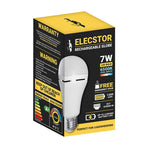 Elecstor 7W E27 Rechargeable & Dimmable Globe 1200mah A60 - White