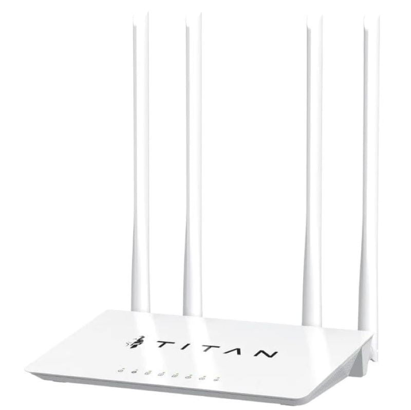 Titan Silica AC1200 Wireless Router - White - White