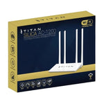 Titan Silica AC1200 Wireless Router - White - White