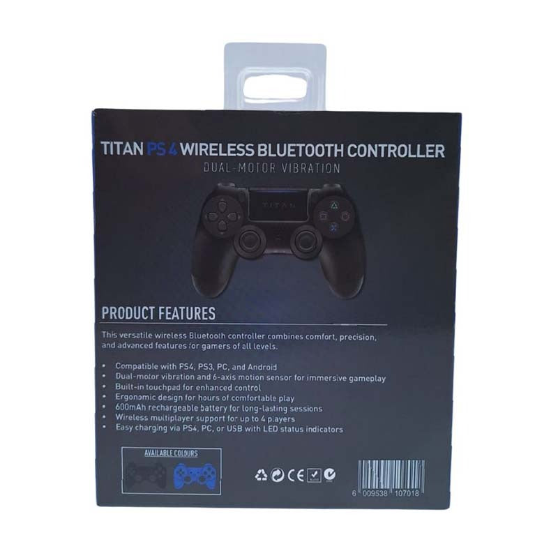 Titan Wireless Bluetooth Controller - Black - Black